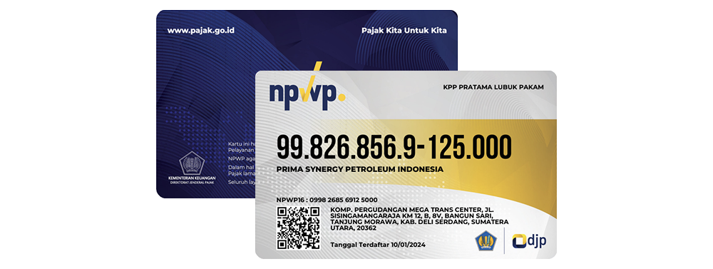 NPWP PT Prima Synergy