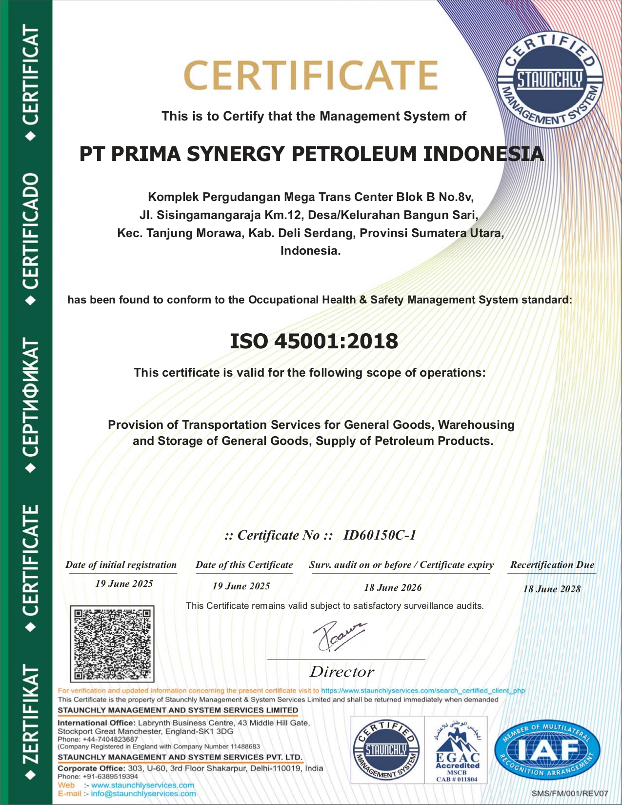 ISO 45001:2018